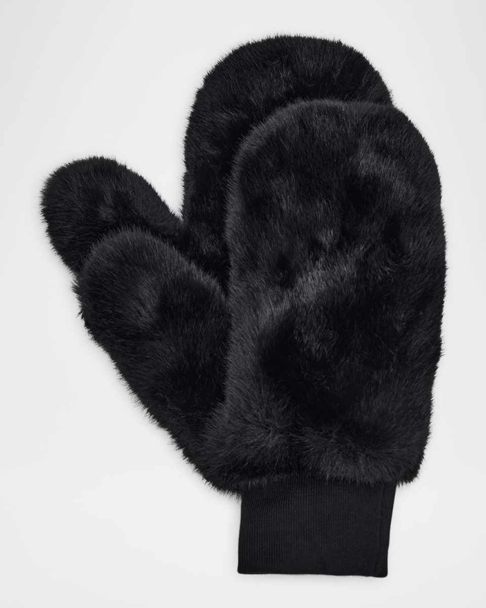 Faux Fur Petite Mittens